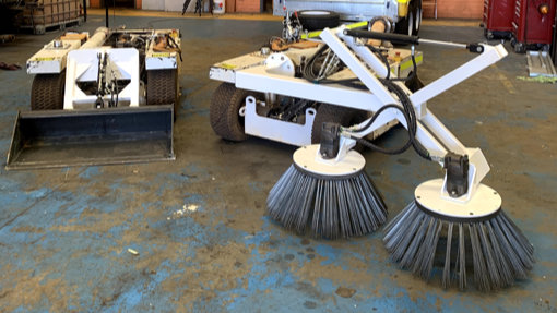 Robots and Industrial Cleaning attachments